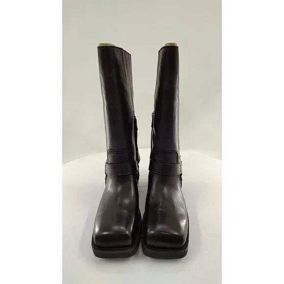 Michael Kors Black Leather Boots - Picture 2 of 2